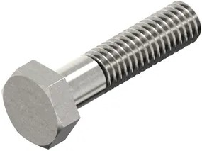 Sekskantbolt m6x65 d931 rustfrit stål a2 | 100 stk