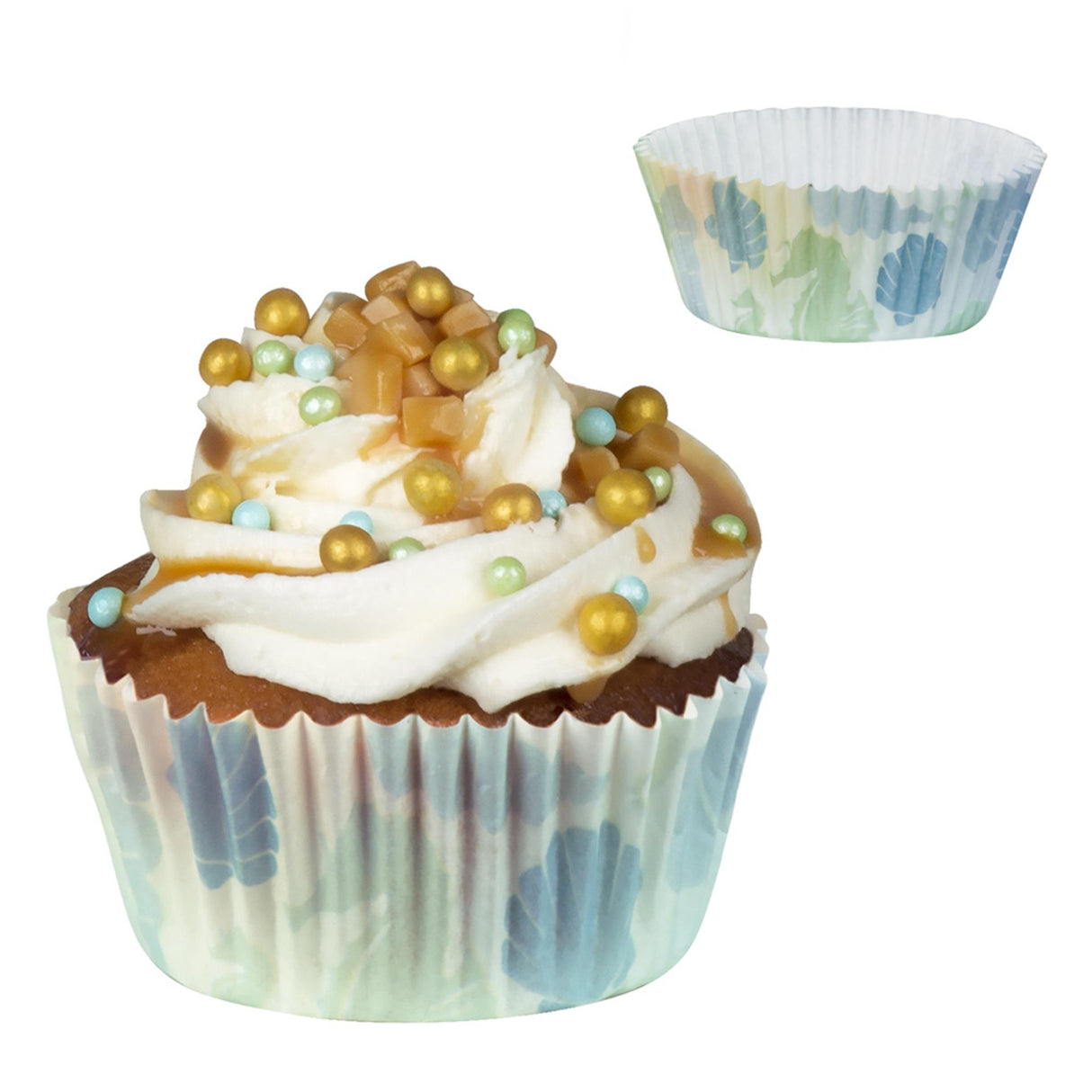 Boland papir cupcake liners havfrue sæt med 50 stykker ã˜6,5cm