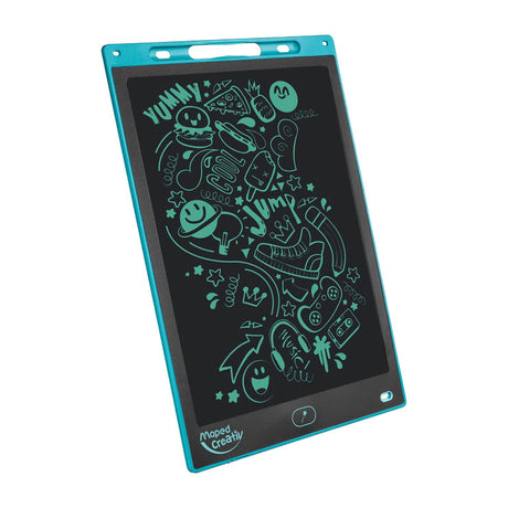 Quantore tegnetablet kortlagt creativ magisk tablet maxi blå