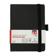 Quantore notesbog a6 flex line 192 sider 80gr sort
