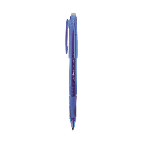 Quantore gel pen sletbar 0,7 mm blå 12 stk.