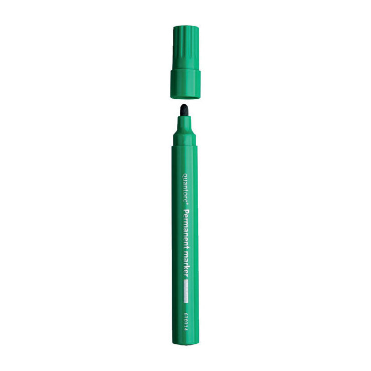 Quantore permanent markør rund 1-1,5 mm grøn