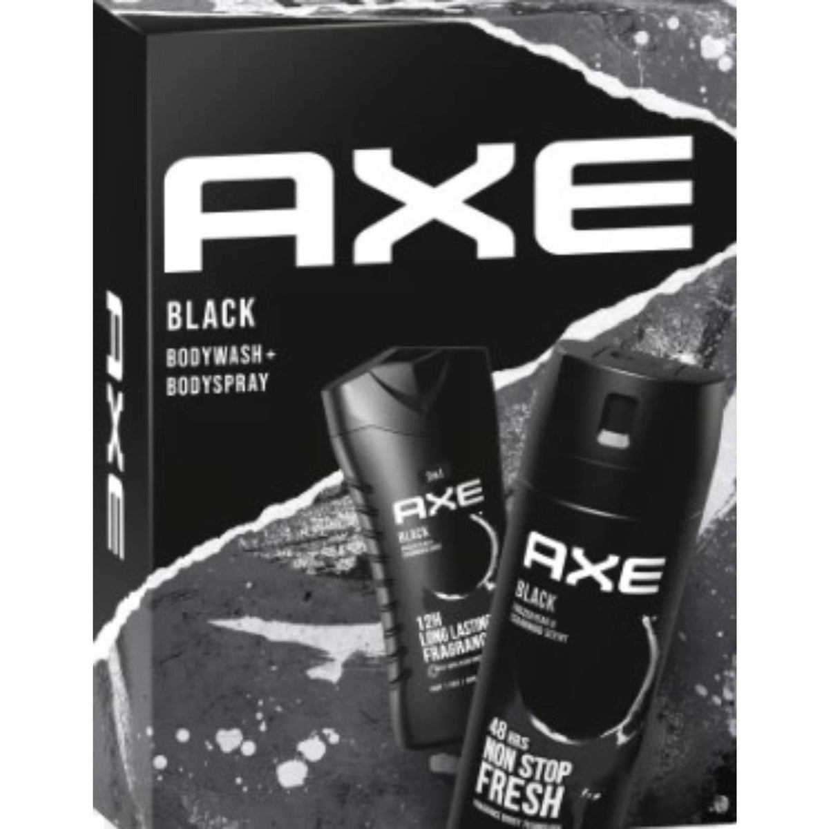 Økse gavesæt sort deo spray bruser