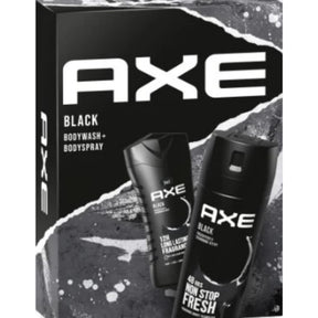 Økse gavesæt sort deo spray bruser