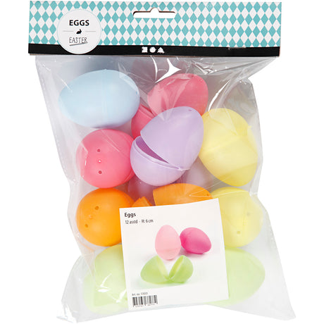 Creativ virksomhed https: www.cchobby.nl eggs-h-6-cm-d-4-cm-pastelcolours-12-piece-1-box
