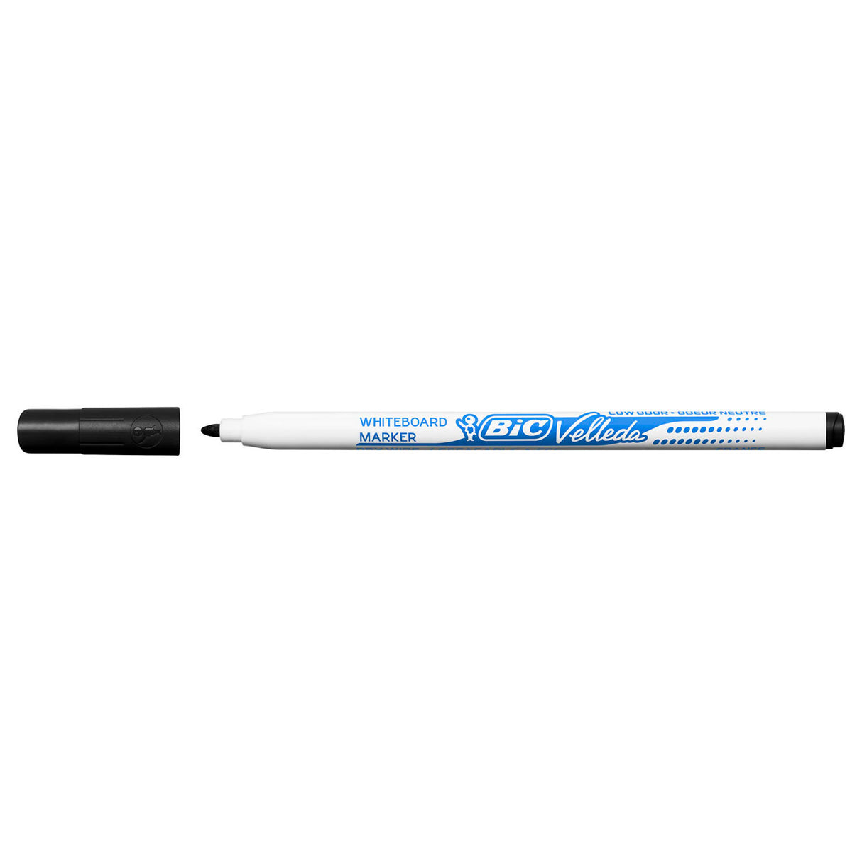 Bic tusch 1721 whiteboard rund sort 1,5mm