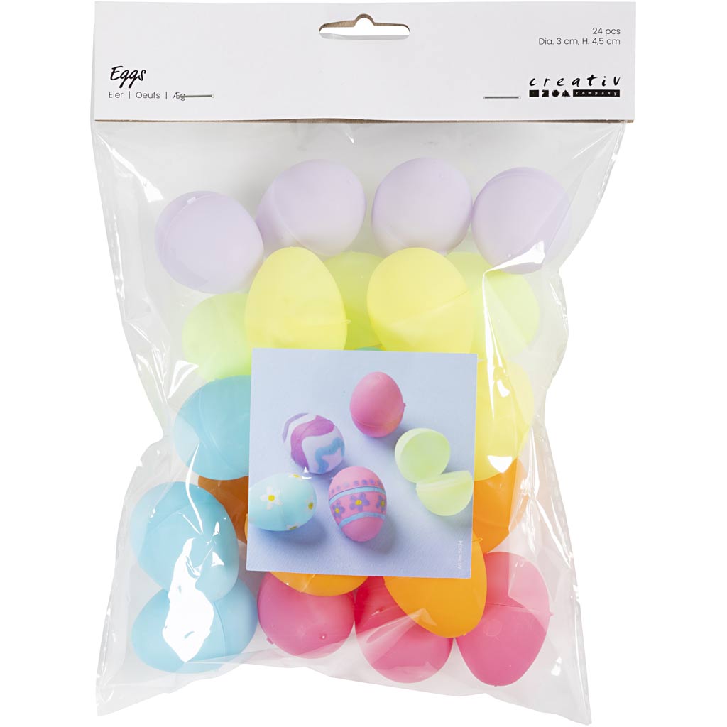 Creativ virksomhed https: www.cchobby.nl eggs-h-4-5-cm-d-3-cm-pastelcolours-24-piece-1-box