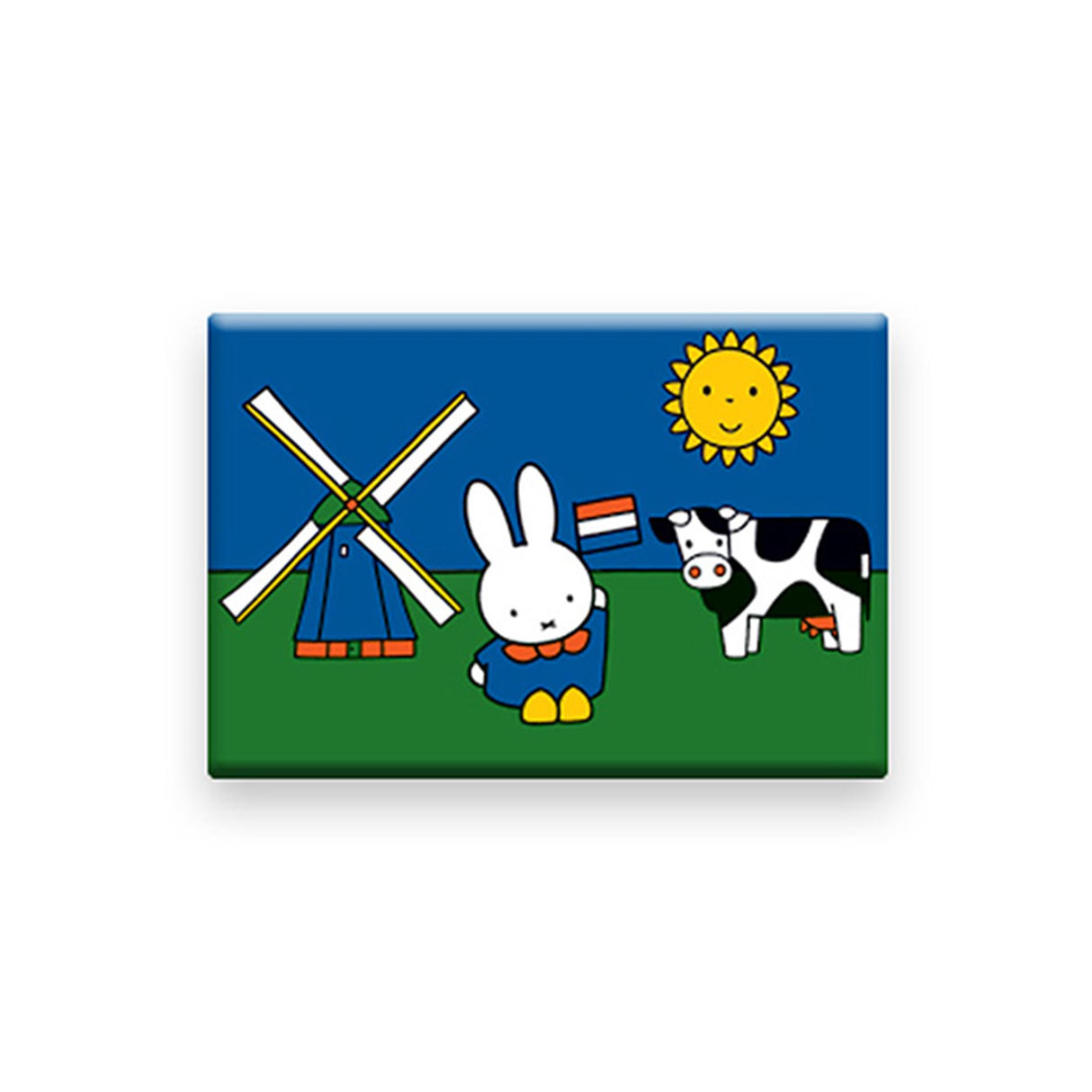 Miffy køleskabsmagnet blik eng 5,4x7,9cm