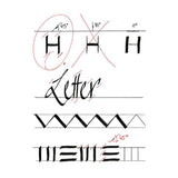 Quantore kalligrafi pen sort, 3 stk.