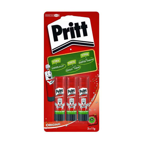 Quantore limstift pritt stick original, 3 stk.
