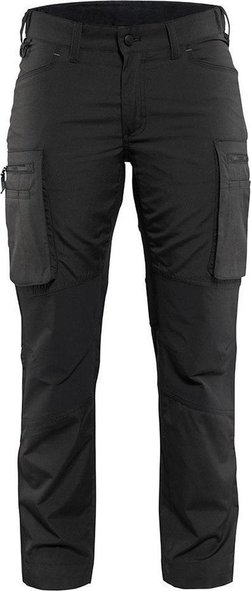 Blåkläder blaklader dame service arbejdsbukser stretch 7159-1845 - dame - sort - 50