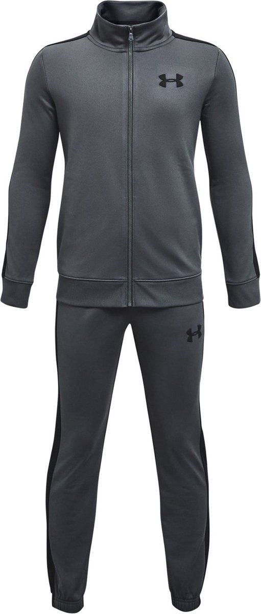 Under armour ua rival strikket træningsdragt-grå drenge træningsdragt - pitch grey - sort
