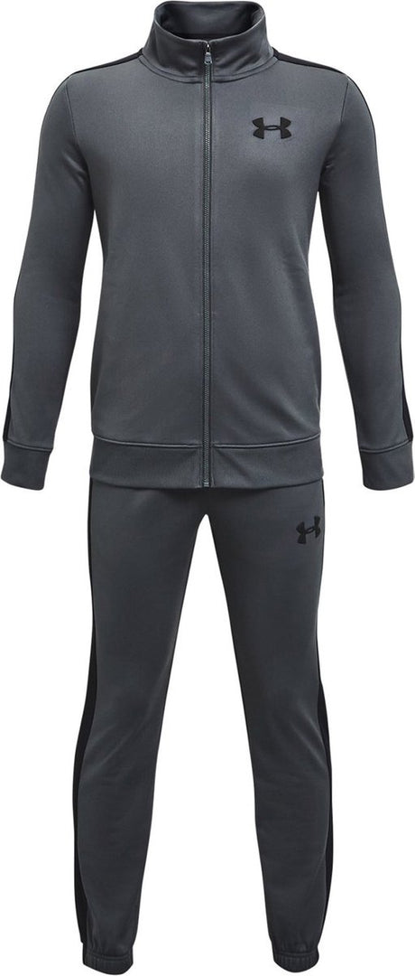 Under armour ua rival strikket træningsdragt-grå drenge træningsdragt - pitch grey - sort