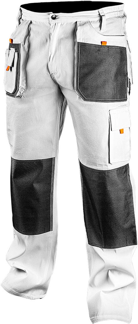 Neo tools malere arbejdsbukser hvid xl 56 oxford beskyttelse 35% bomuld-65% polyester 267 gr m2 ce-en340