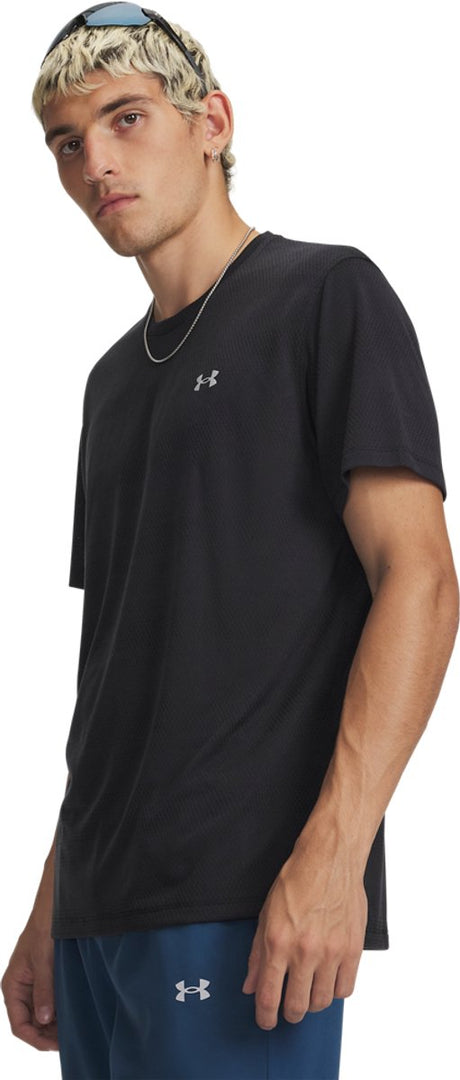 Under Armour UA Velociti SS-BLK sportstrøje til mænd - sort - reflekterende