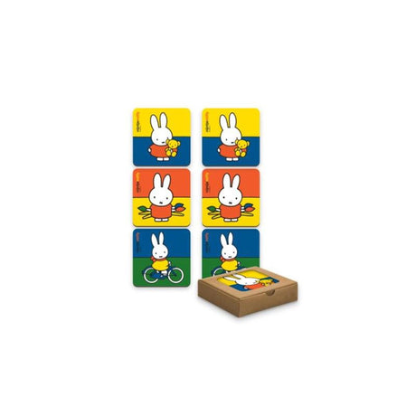 Miffy coasters farver 6 stk