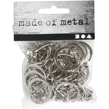 Creativ virksomhed https: www.cchobby.nl nøglering-med-kæde-l-6-cm-d-2-3-cm-25-piece-1-box