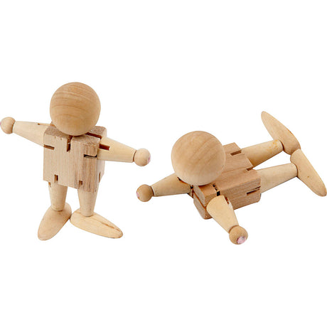 Creativ firma elastisk figur, h: 8 cm, 5 stk 1 æske