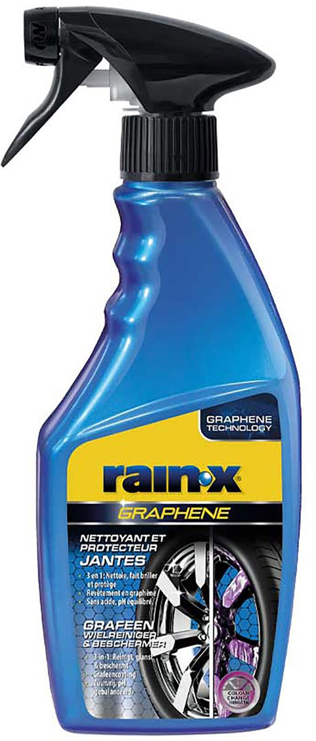 Rain-x graphene hjulrenserbeskytter - renser, skinner og beskytter - syrefri -500ml