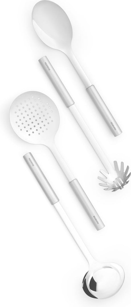 Brabantia profil køkkengrej sæt - 4-delt - rustfrit stål