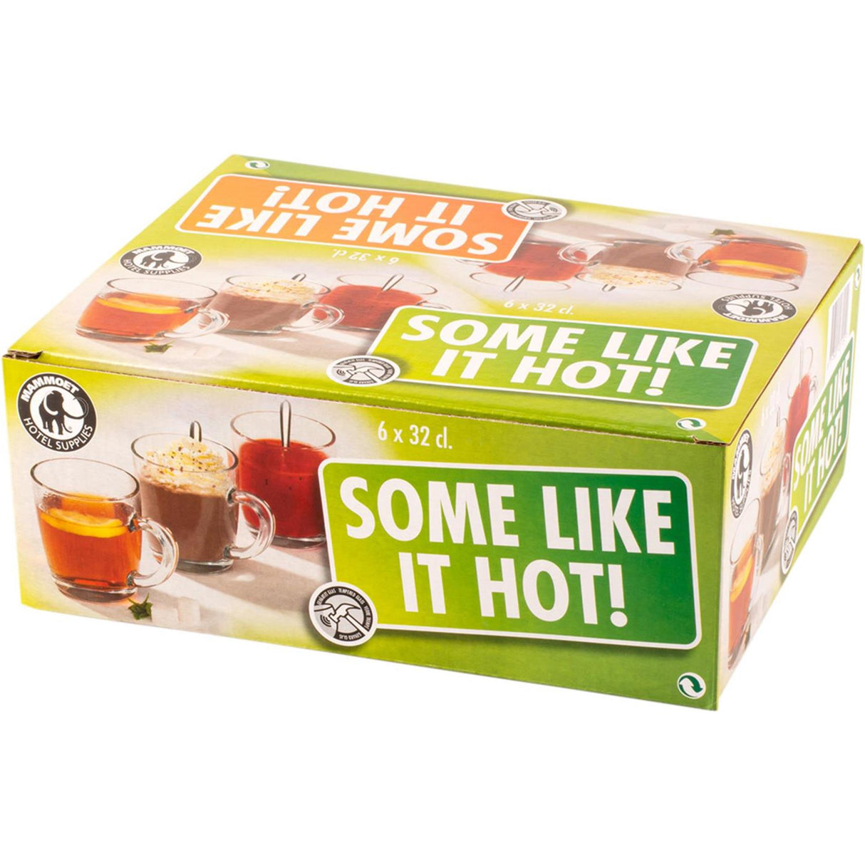 Mammoet teglas some like it hot 32cl æske med 6 stk