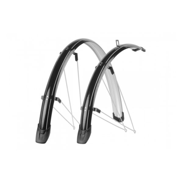 Fender Set 28 51 mm Polisport Towny - Sort