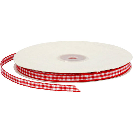 Creativ Company Checkered Ribbon, 50m