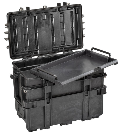 Explorer kufferter vandtæt rack ramme trolley kuffert 5140-b6u