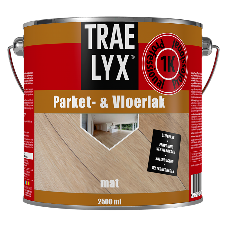 Trae-lyx 1074349 - tl parketgulv lak mat 2,5 l | 1 stk