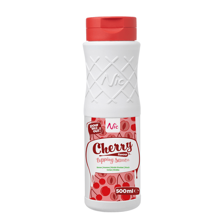 Nic topping kirsebær (500 ml)
