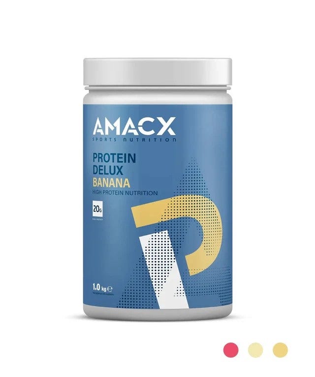 Amacx sportsdrik protein delux banan 1 kg