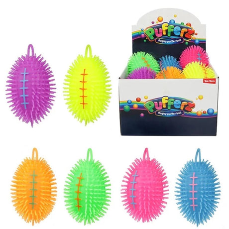 Toi-legetøj toi legetøj pufferz pufferball rugby 14cm 75gr