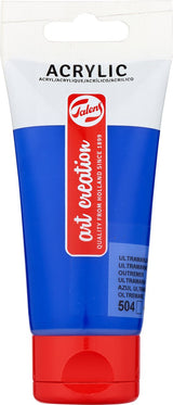 Talens art creation akrylmaling tube på 75 ml, ultramarin (504)