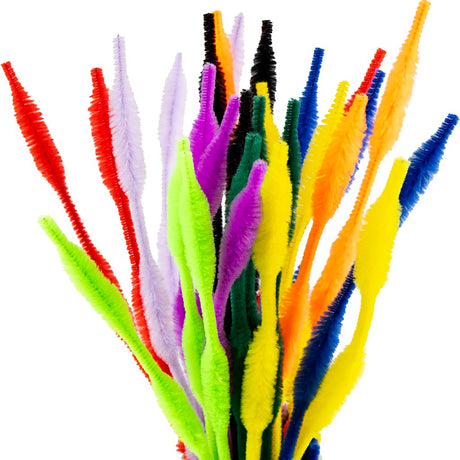 Creativ virksomhed https: www.cchobby.nl chenille-waved-l-30-cm-thickness-5-12-mm-diverse-colours-28-div-1-box