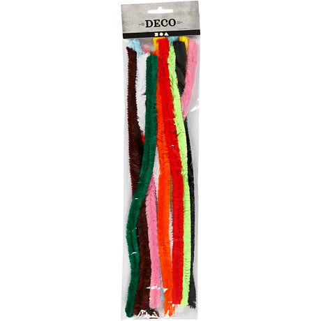 Creativ virksomhed https: www.cchobby.nl chenille-l-30-cm-thickness-15-mm-diverse-colours-15-div-1-doos
