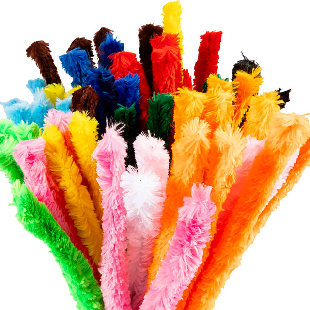 Creativ virksomhed https: www.cchobby.nl chenille-large-l-45-cm-thickness-25-mm-diverse-colours-60-div-1-box