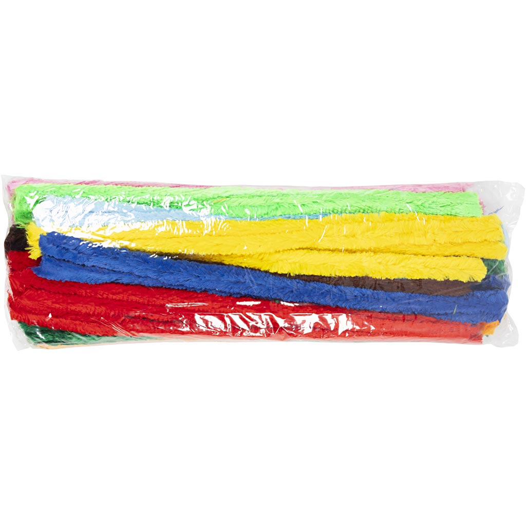 Creativ virksomhed https: www.cchobby.nl chenille-large-l-45-cm-thickness-25-mm-diverse-colours-60-div-1-box