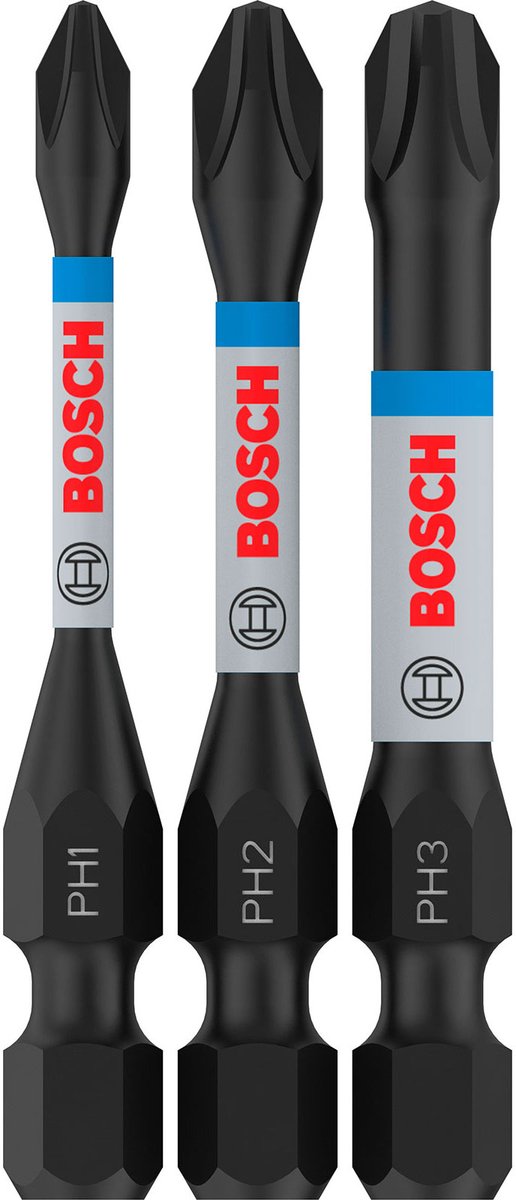 Bosch - skruebit slagkontrol ph1 2 3 50mm