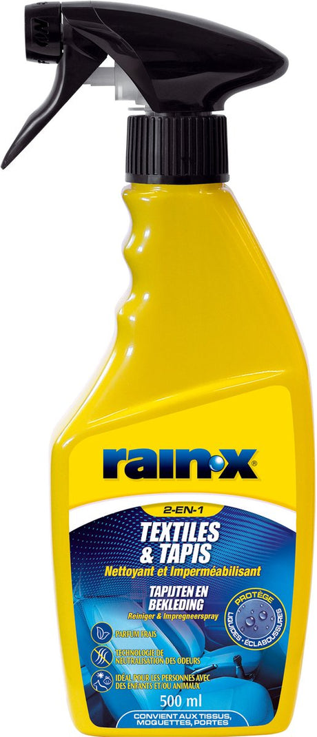 Rain-x rensebeskytter - til tæpper og polstring - 2-i-1 rengøringsmiddel - 500ml
