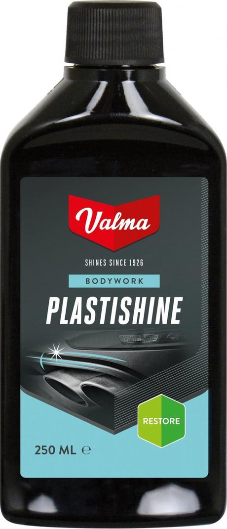 Valma plastishine - plastrens - til instrumentbræt, dørpaneler, indvendige dele - genopretter glans - renser - forhindrer dehydrering - 250ml