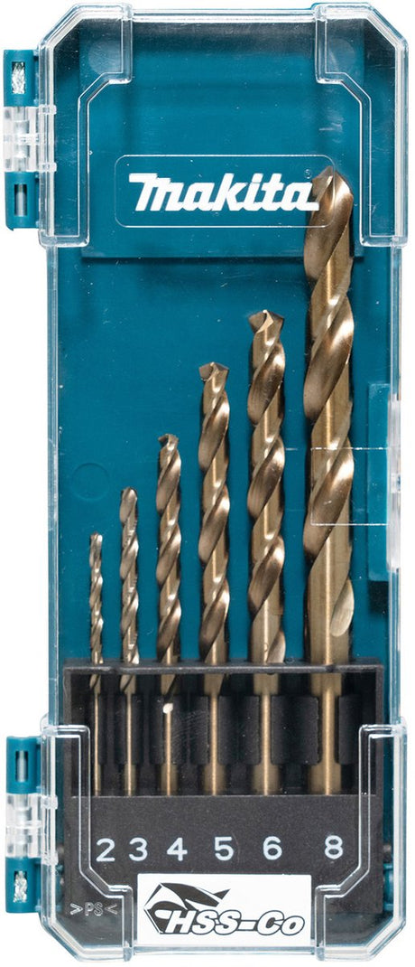 Makita boresæt hss-co 6-delt - d-75758