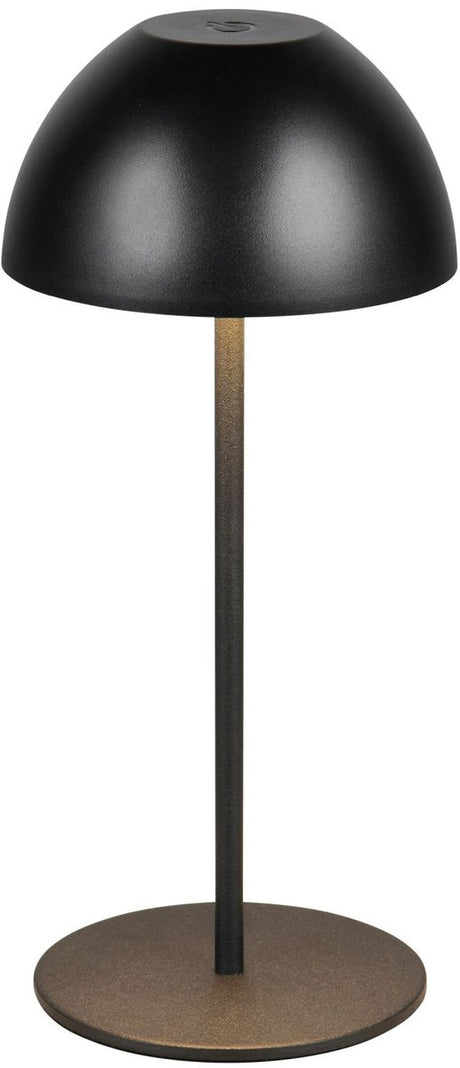 Rl live your light reality ortiz - bordlampe - sort mat - inkl. 1x SMD 2 W - on off touch - sensordæmper - USB-forbindelse - hukommelsesfunktion - genopladelig - trådløs - udendørslampe - IP44