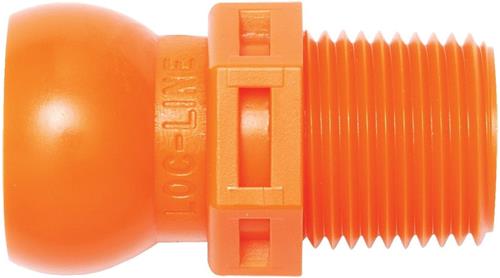 Loc-line 1 2 tilslutningsstykke 3 8 npt (4 stk)