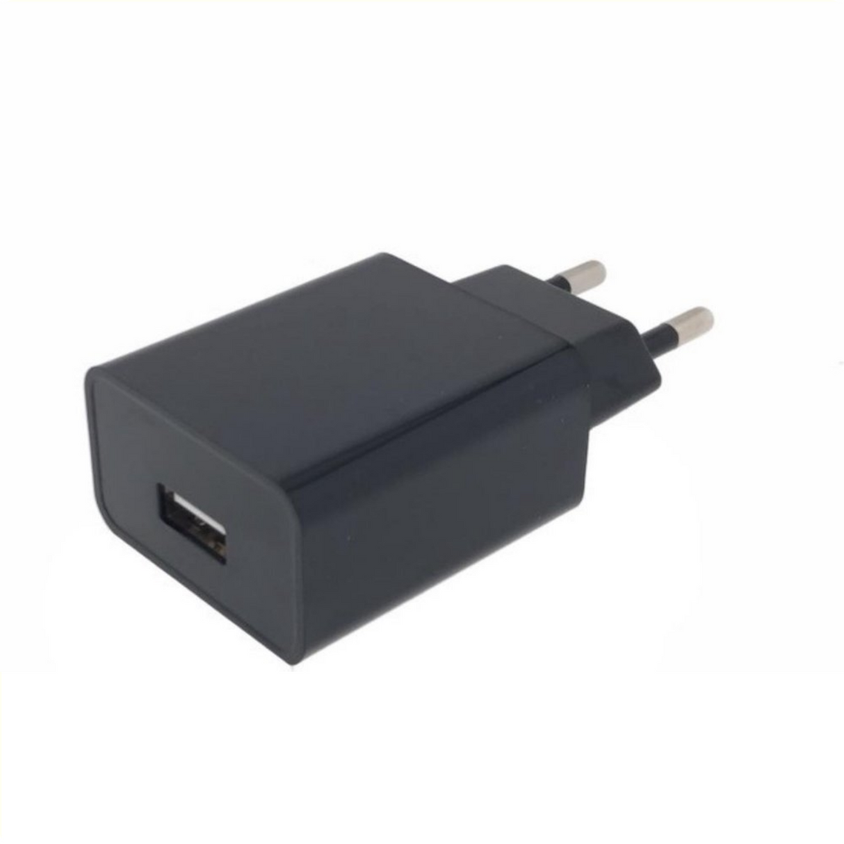USB-oplader 2a sort (hængende emballage)