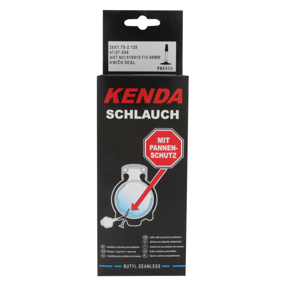 Kenda 27,5 x 2,0 - 2,35 punkteringsbeskyttelsesrør