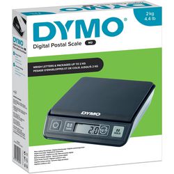 Dymo postvægt m2 15x15cm 1gram 2kl sluk og hold funktion