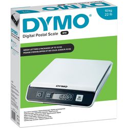 Dymo USB postvægt m10 20x20cm 2gram 10kl sluk funktion
