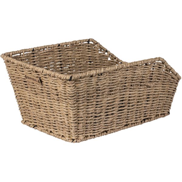 Basil Cento Rattan Look - Bicycle Basket - På bagsiden - lysebrun
