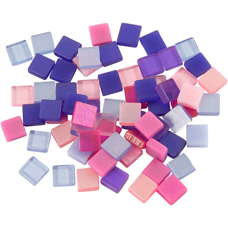 Creativ Company Mini Mosaic Purple 10x10mm, 25 gram