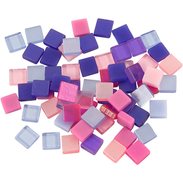 Creativ Company Mini Mosaic Purple 10x10mm, 25 gram